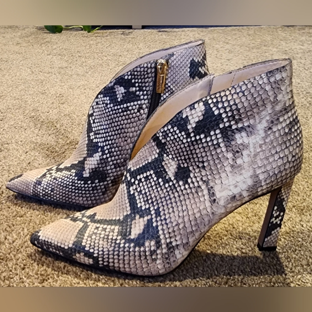 Vince Camuto Sestrind Snakeskin Ankle Boots